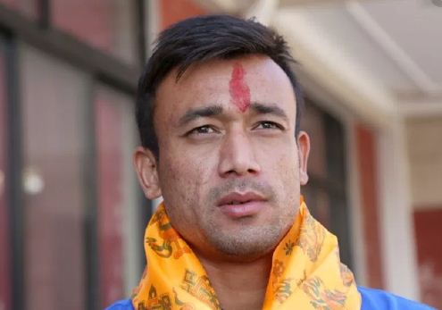 नेपाली फुटबल टीमको कप्तान सुजल श्रेष्ठ 