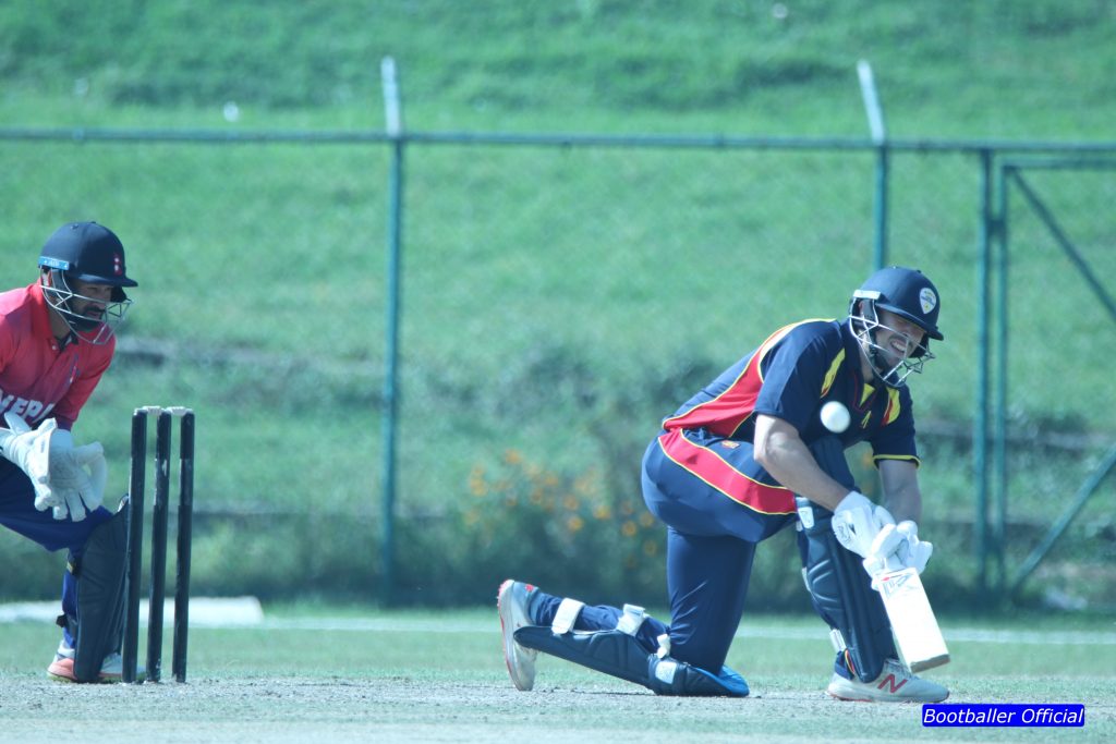 ज्ञानेन्द्रको कप्तानीमा पहिलो खेल, एमसीसी बिरुद्ध नेपाल फिल्डिङमा 