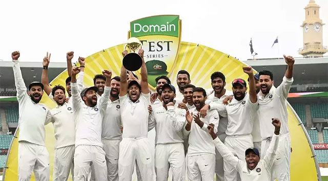 अष्ट्रेलियामा पहिलो टेस्ट श्रृंखला जित्दै भारतले रच्यो इतिहास