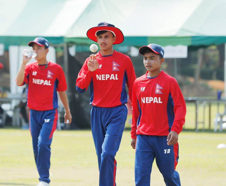 नेपाल र थाइल्याण्डको खेल शुरु , नेपालकाे ब्याटिङ 