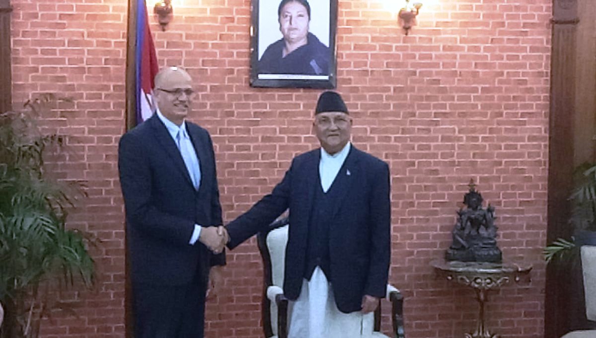 काठमाडौंमा भारतीय विदेश सचिव, प्रधानमन्त्रीसँग भेट