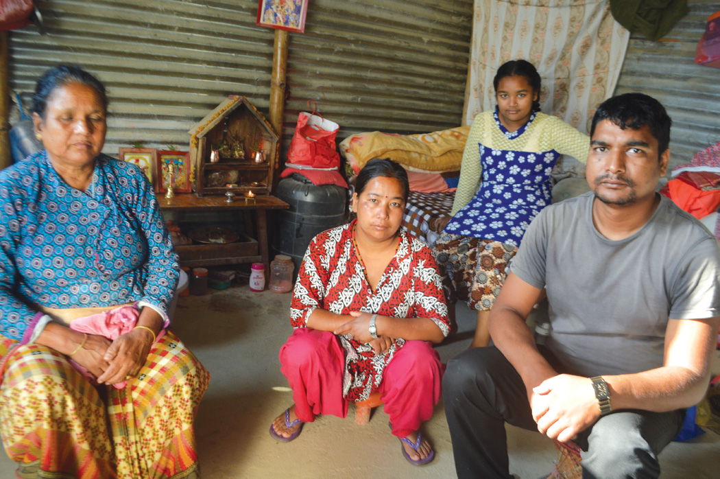 सीमान्तकृत भूकम्पीडितकाे बेहाल
