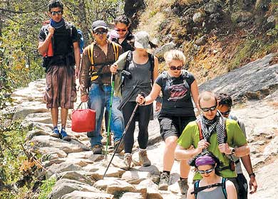 सन् २०१६ मा ७ लाख २९ हजार पर्यटक नेपाल आए