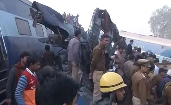 भारतमा रेल दुर्घटना, कम्तीमा ६५को मृत्यु