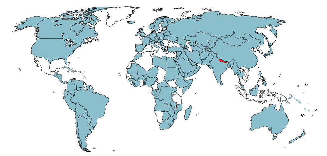 कूटनीति : १६५ देशसँग नेपालको सम्बन्ध 
