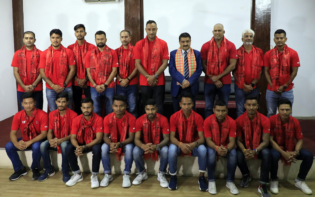नेपाली क्रिकेट टोली सिंगापुर प्रस्थान