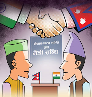 शान्ति तथा मैत्री सन्धिमा लचिलो बन्दै भारत 
