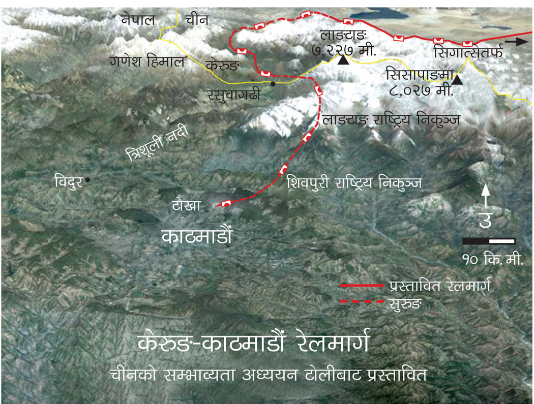 सुरुङै सुरुङ : तिब्बत–नेपाल रेल बाटो