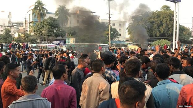 नागरिकता विधेयक विरुद्ध भारतका विभिन्न शहरमा प्रदर्शन, आसाममा प्रहरीको गोलीबाट केही घाइते
