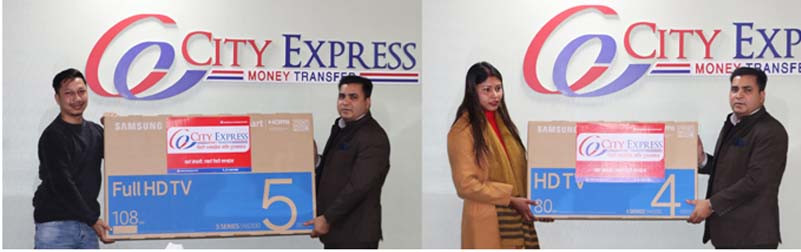 महर्जन र सापकोटाले जिते सामसुङ स्मार्ट टिभी