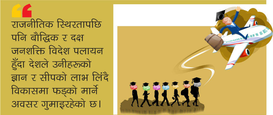 दक्ष हुने, विदेश उड्ने