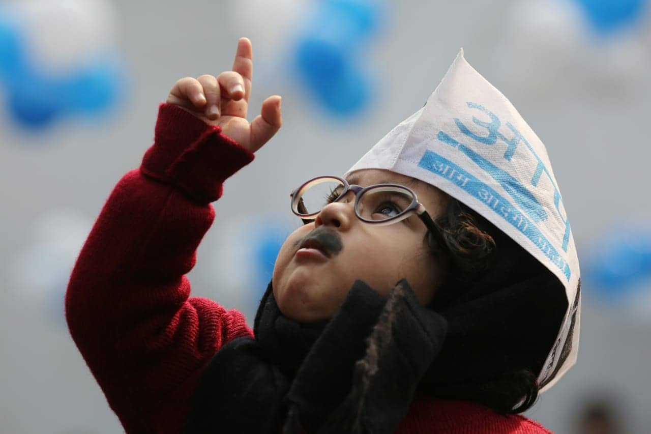 दिल्लीको नतिजा आउँदै गर्दा सामाजिक सञ्जालमा हिट् बन्दै 'मिनि केजरीवाल'