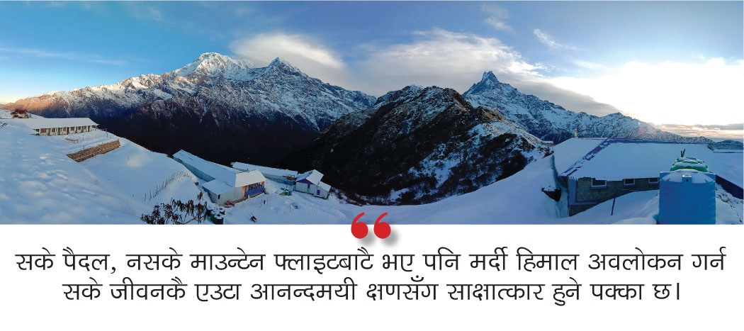 हेलिकप्टरमा मर्दी हिमाल