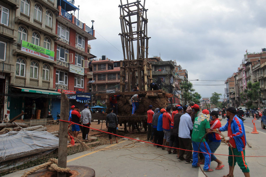रातो मत्स्येन्द्रनाथको रथारोहण शनिबार