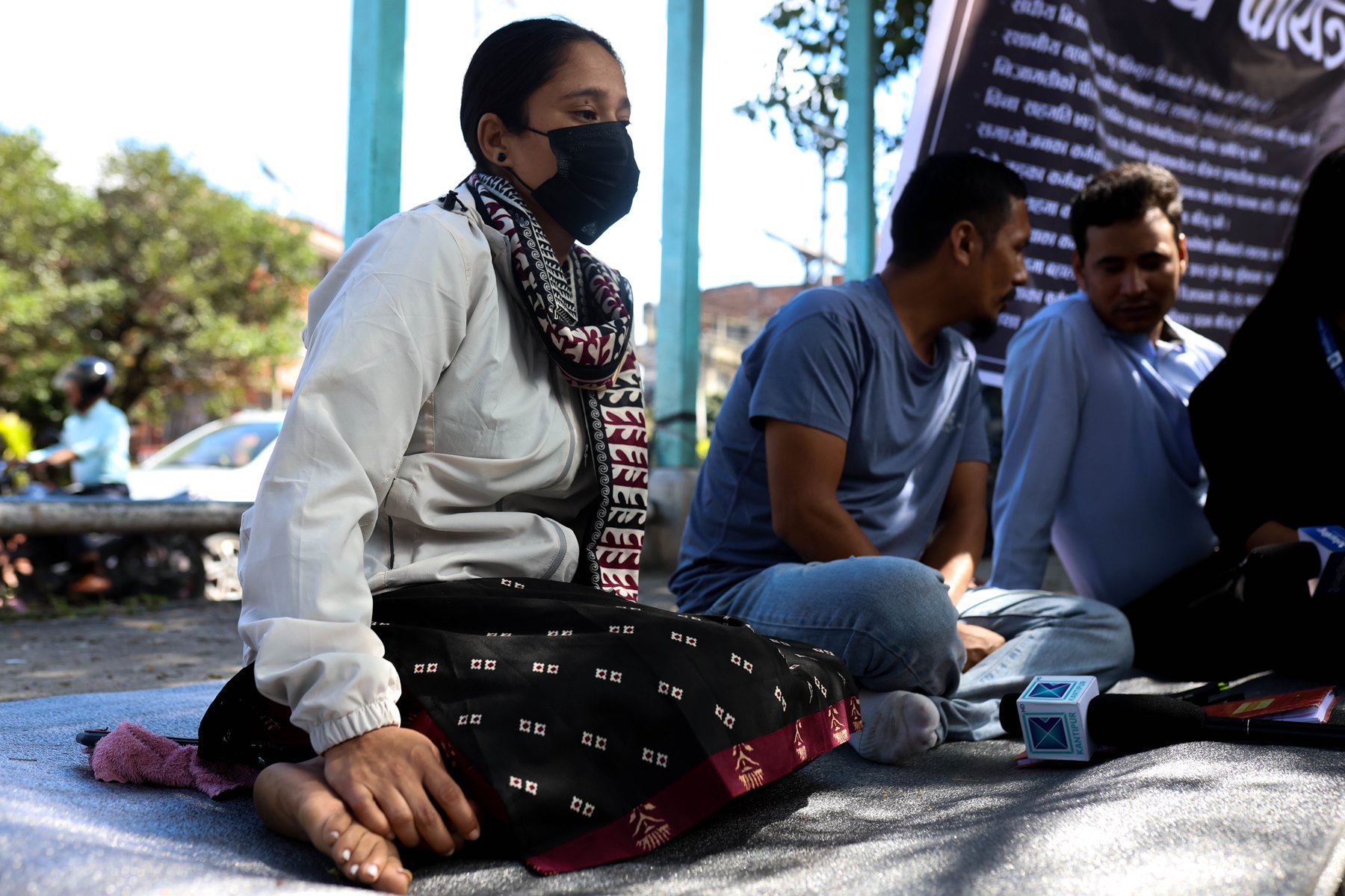 रिगलको कैद मिनाहा विरुद्ध माइतीघरमा अनशन (तस्वीरहरू)