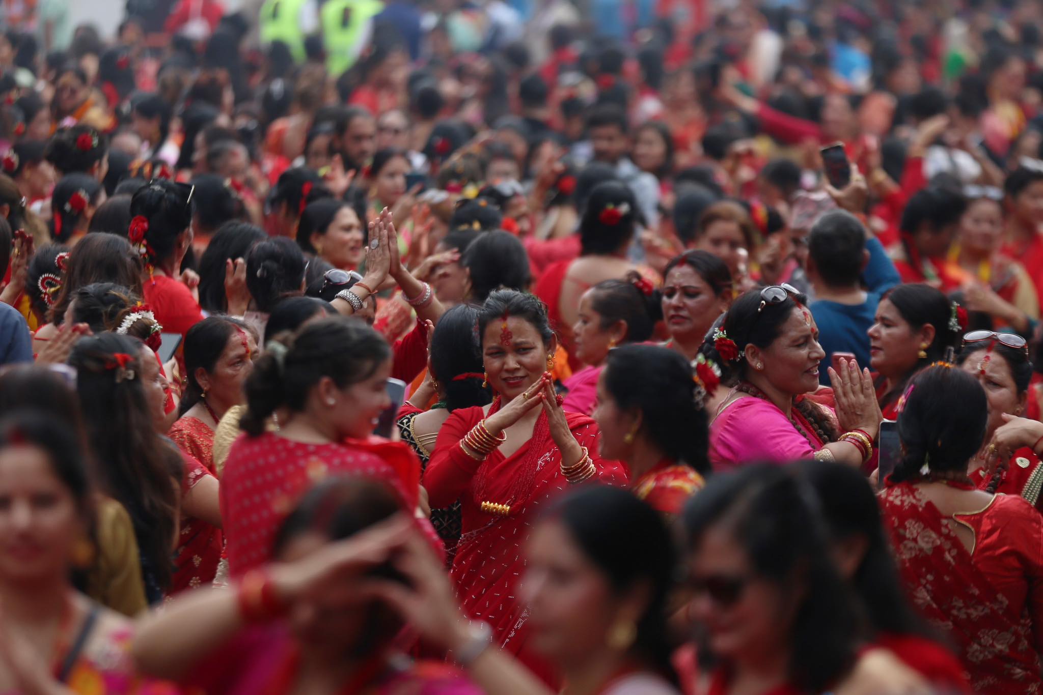 तस्वीरमा तीजको रमझम