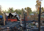 शरणार्थी शिविरमा आगलागी हुँदा तीन घर जलेर नष्ट