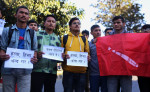 बाजुरा घटनाको विरोधमा काठमाडौंमा प्रदर्शन (तस्वीरहरू)