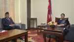 राष्ट्रपति भण्डारीलाई भेट्न नेकपा अध्यक्ष दाहाल पुगे शीतलनिवास