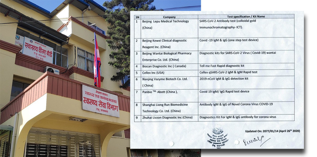 कोभिड–१९ परीक्षण गर्न विवादास्पद कम्पनीका आरडीटी किट भित्र्याउने तयारी