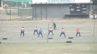 तस्वीरमा राष्ट्रिय क्रिकेट टीमको बन्द प्रशिक्षण