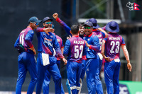 नेपाल तीन विकेटले विजयी
