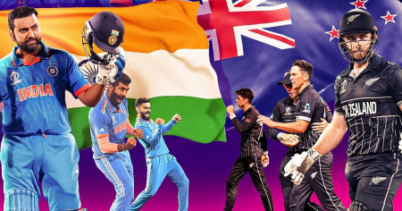 विश्वकप क्रिकेट : फाइनलमा पुग्न भारत र न्यूजिल्यान्ड भिड्दै