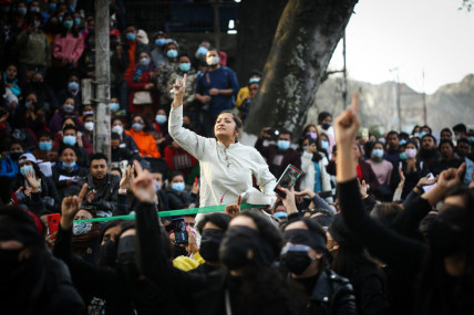 यस्तो देखियो काठमाडौँमा महिला मार्च (तस्वीरहरू)