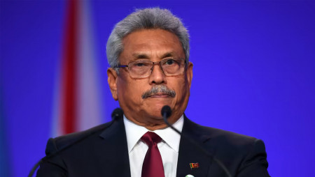 श्रीलंकाली राष्ट्रपतिद्वारा राजीनामाको घोषणा