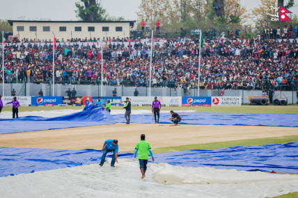 नेपाल र कुवेतको खेल ४२ ओभरमा झारियो