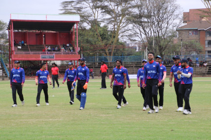 नेपाल दोस्रो खेलमा १८ रनले पराजित