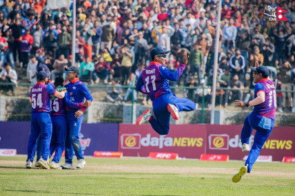 घरेलु मैदानमा नेपालको शानदार जित