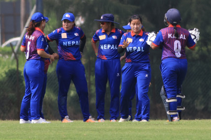 मलेशिया विरुद्ध नेपाल पाँच रनले विजयी