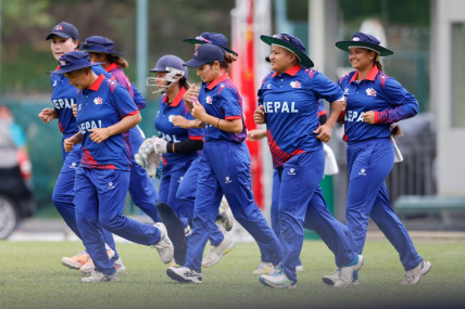 नेपाल र भारतको खेल वर्षाले अवरुद्ध