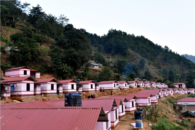 भूकम्पीय जोखिममा रहेका बस्ती धमाधम स्थानान्तरण गरिंदै, ७ सय घर सार्न बाँकी