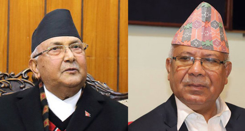 विभाजनको दिशामा यसरी बढ्दैछ एमाले