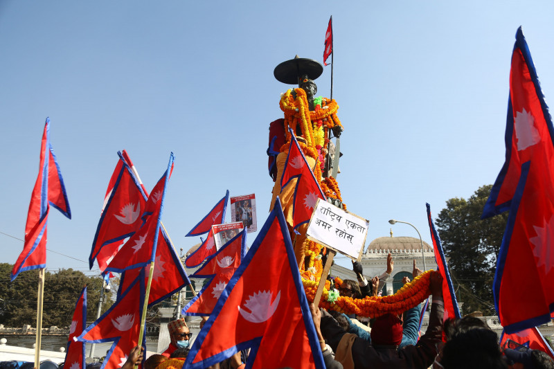 सकियो एक साता लामो नेपाल एकीकरण मार्ग पदयात्रा