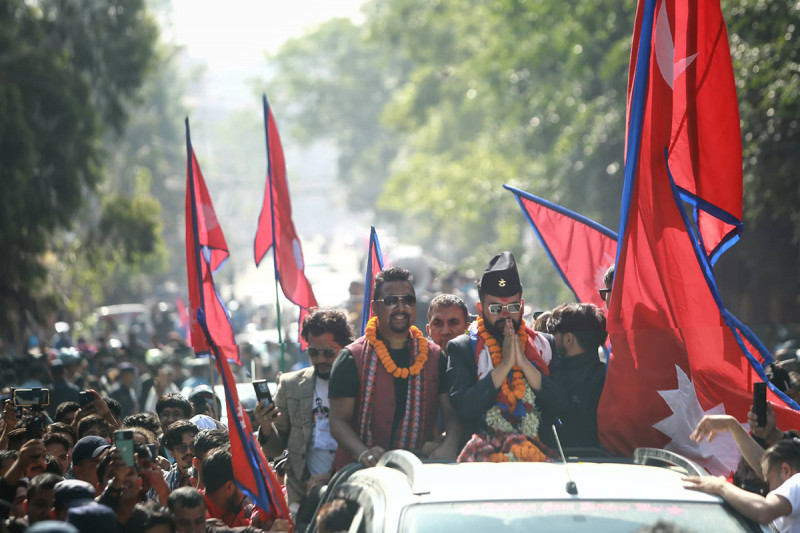 तस्वीरमा बालेनको विजय र्‍याली