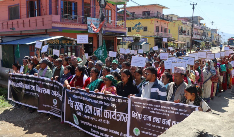 लुम्बिनीका वनमा फेरि किचलो, कर विरुद्ध उपभोक्ता आन्दोलित