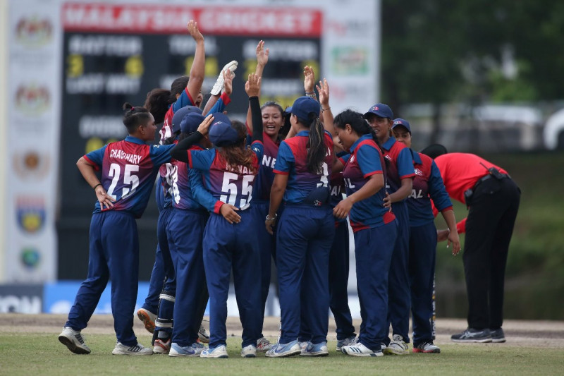 एसीसी च्याम्पियनशिपमा नेपाल २५ रनले विजयी