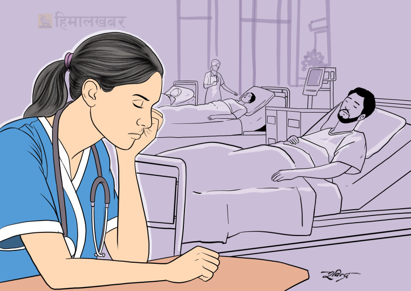 नेपाली नर्सको नियति : बेरोजगारी, श्रम शोषण र विदेशगमन