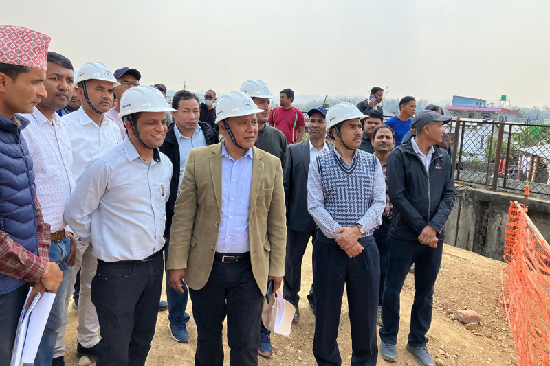हेटौंडा-ढल्केबर-इनरुवा प्रसारण लाइन निर्माण नबने ५०० मेवा विद्युत् खेर जाने