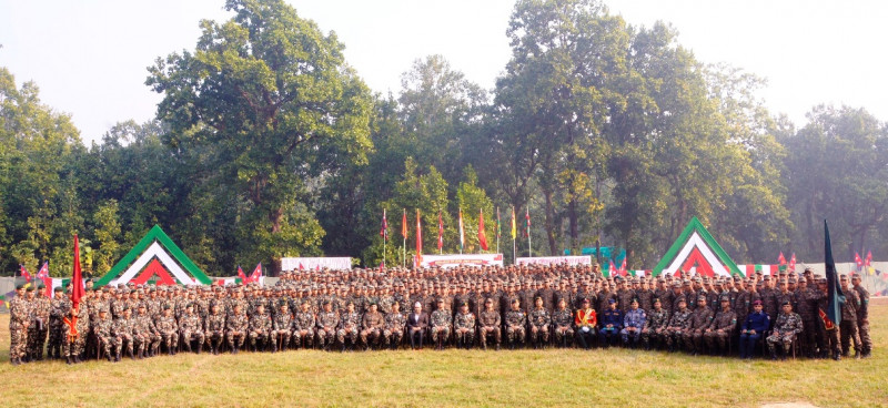 नेपाल-भारत संयुक्त सैनिक अभ्यास शुरू