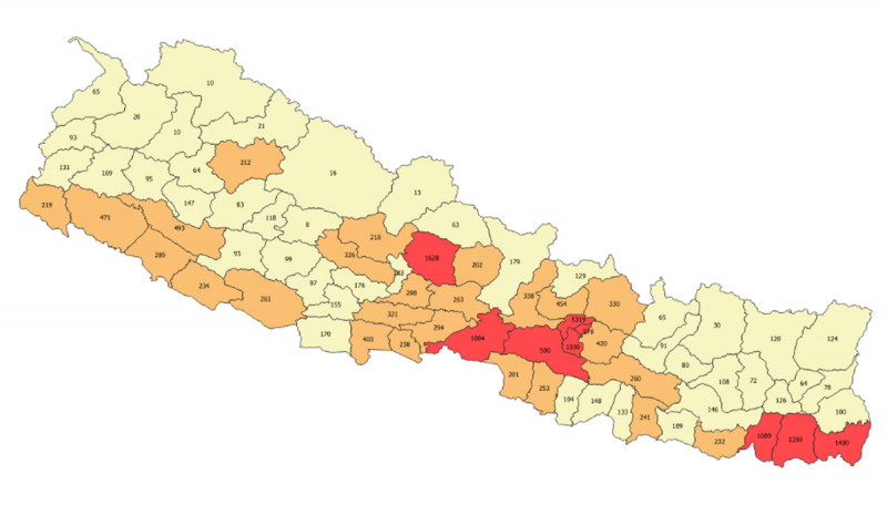 काठमाडौंसहित सात जिल्लामा हजारभन्दा बढी सक्रिय संक्रमित