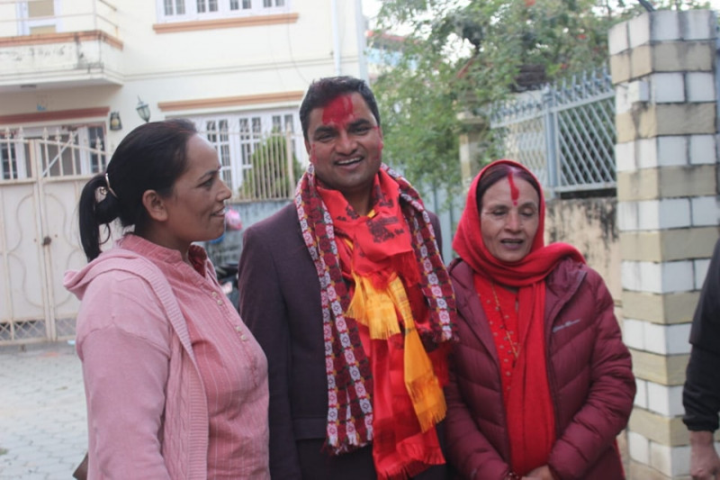 काठमाडौं-५ बाट कांग्रेसका प्रदीप पौडेल निर्वाचित