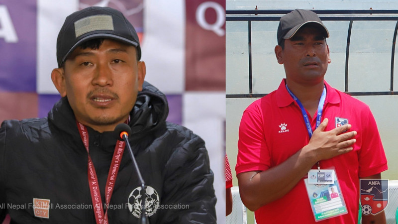 राष्ट्रिय फूटबल टोलीको सहायक प्रशिक्षकमा राई र गोल-किपिङ प्रशिक्षकमा डंगोल