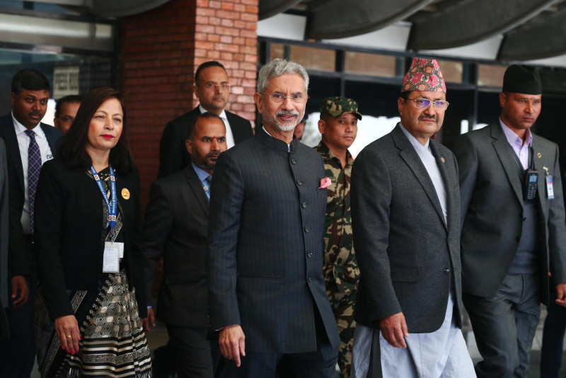 भारतीय विदेशमन्त्री जयशंकर काठमाडौंमा