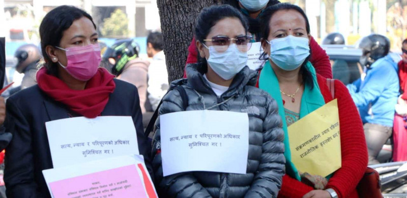 शान्ति सम्झौता कार्यान्वयनको माग गर्दै प्रदर्शन (तस्वीरहरू)