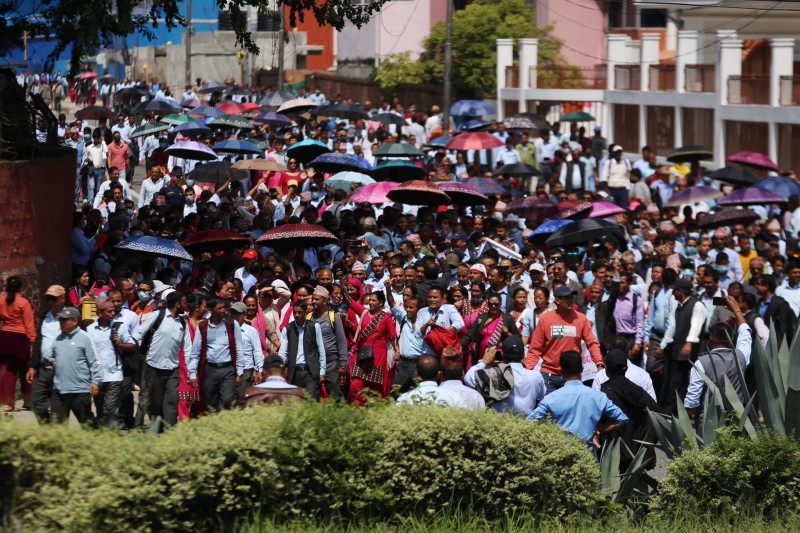 सरकारसँग शिक्षकको पहिलो वार्ता निष्कर्षविहीन